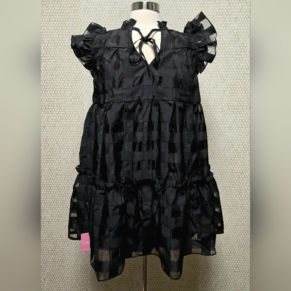 Aubrey Black Mini Dress